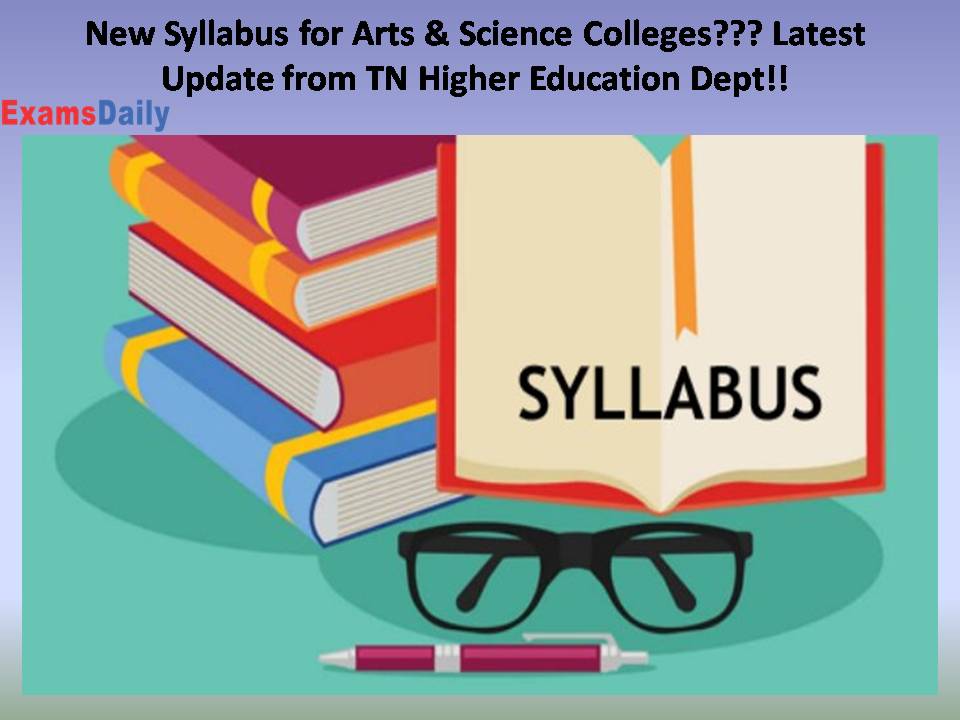 New Syllabus for Arts & Science Colleges