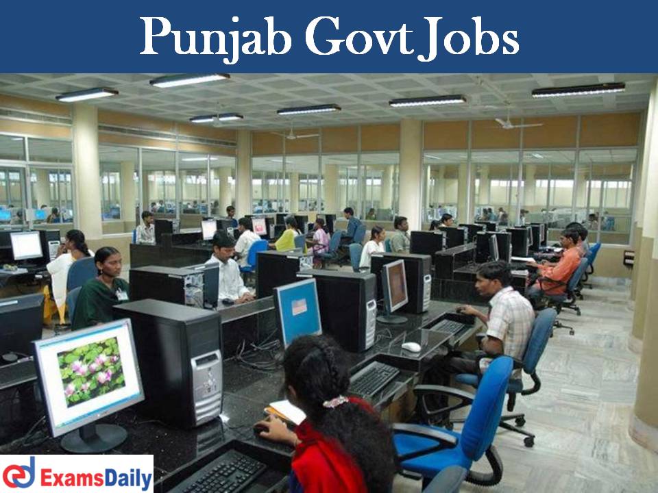 Punjab Govt Jobs 2023