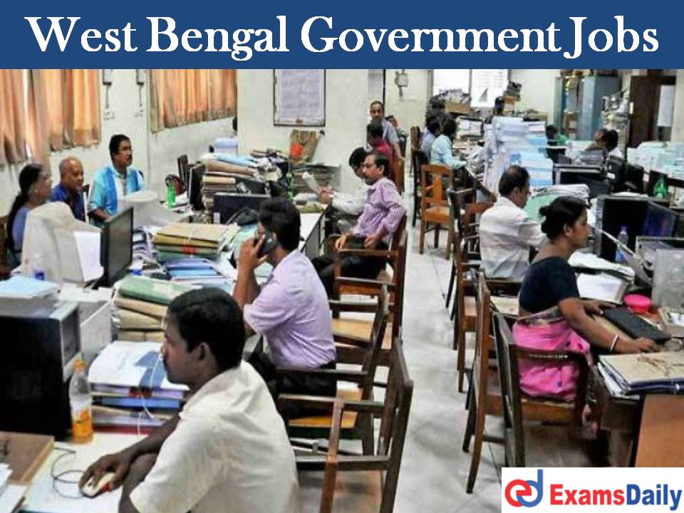 West Bengal Government jobs 2023