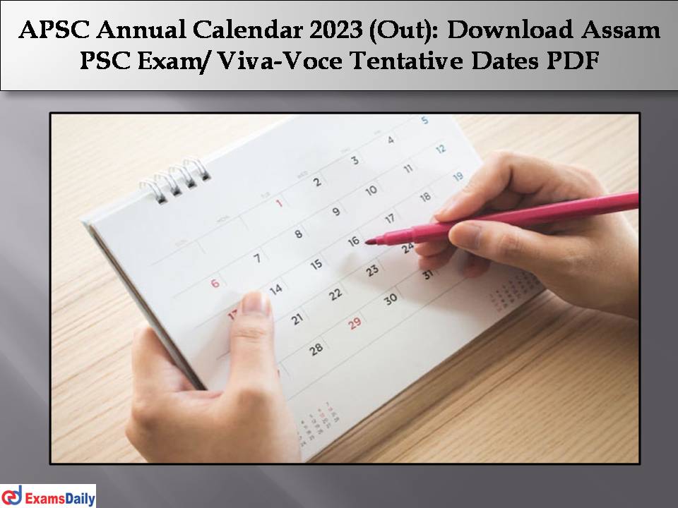 APSC Annual Calendar 2023 (Out