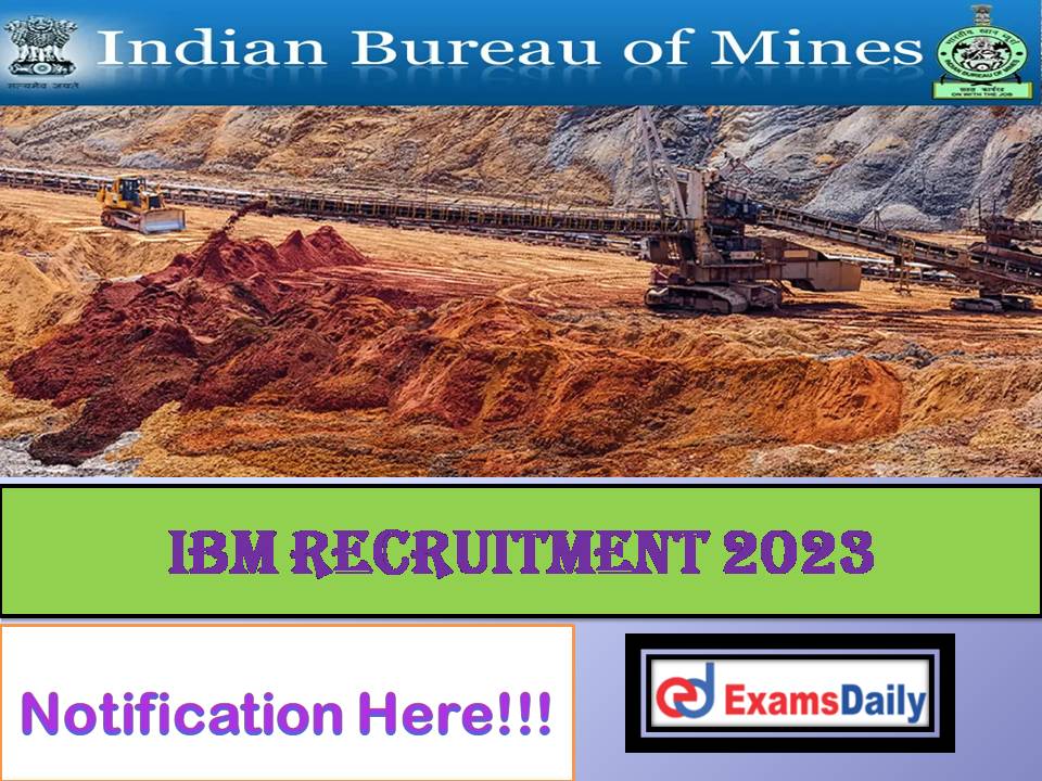 IBM Recruitment 2023 Out – Salary up to Rs. 2, 09,200 Download Application Form!!!