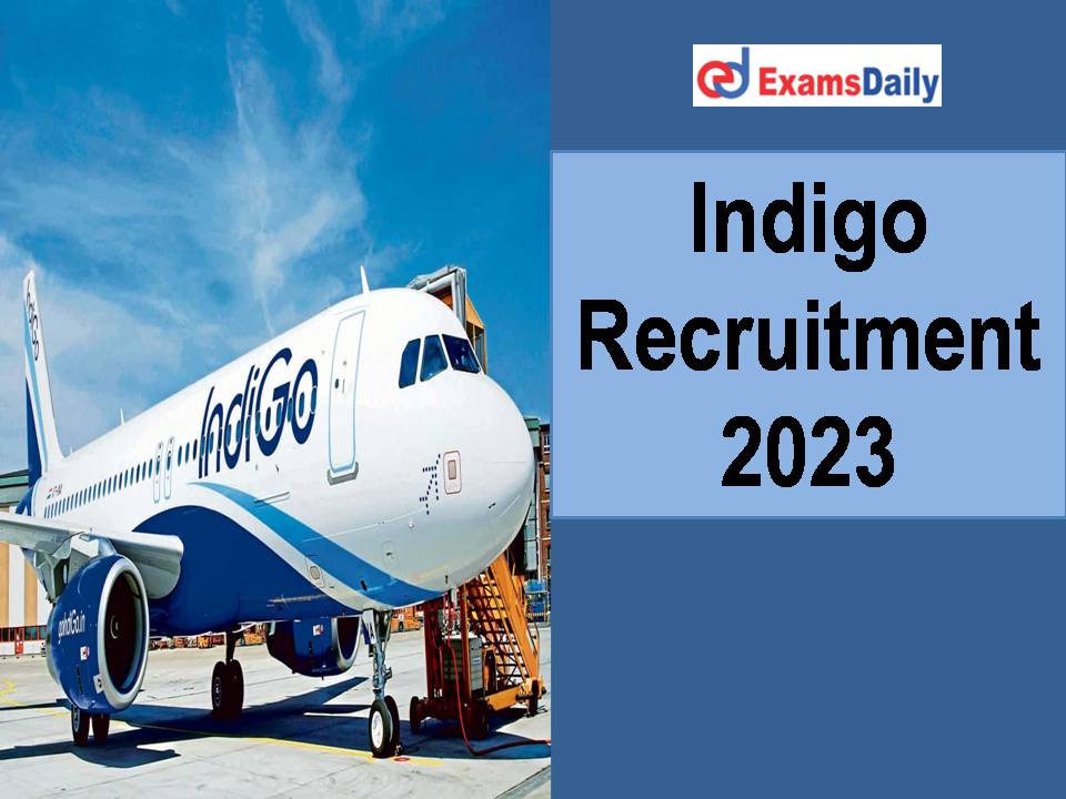 Indigo Recruitment 2023