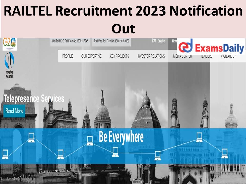 RAILTEL Recruitment 2023 Notification Out