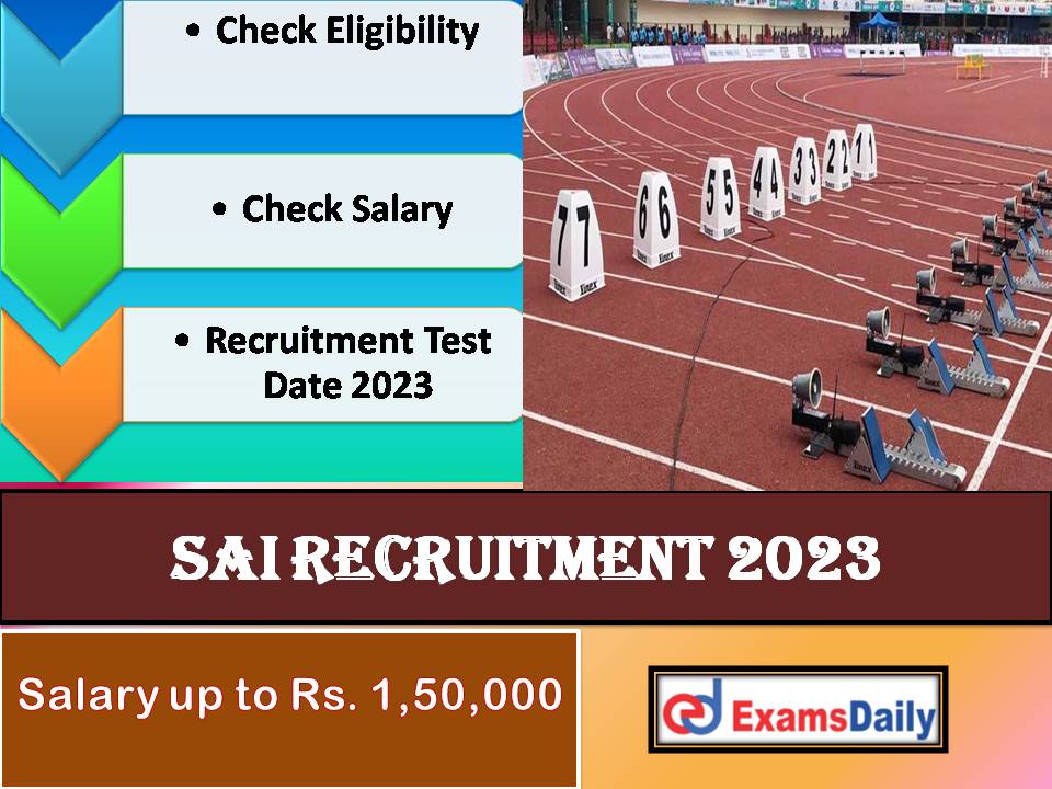 Sports Authority of India Recruitment 2023 Out – Salary up to Rs. 1,50,000 | Interview Only!!!