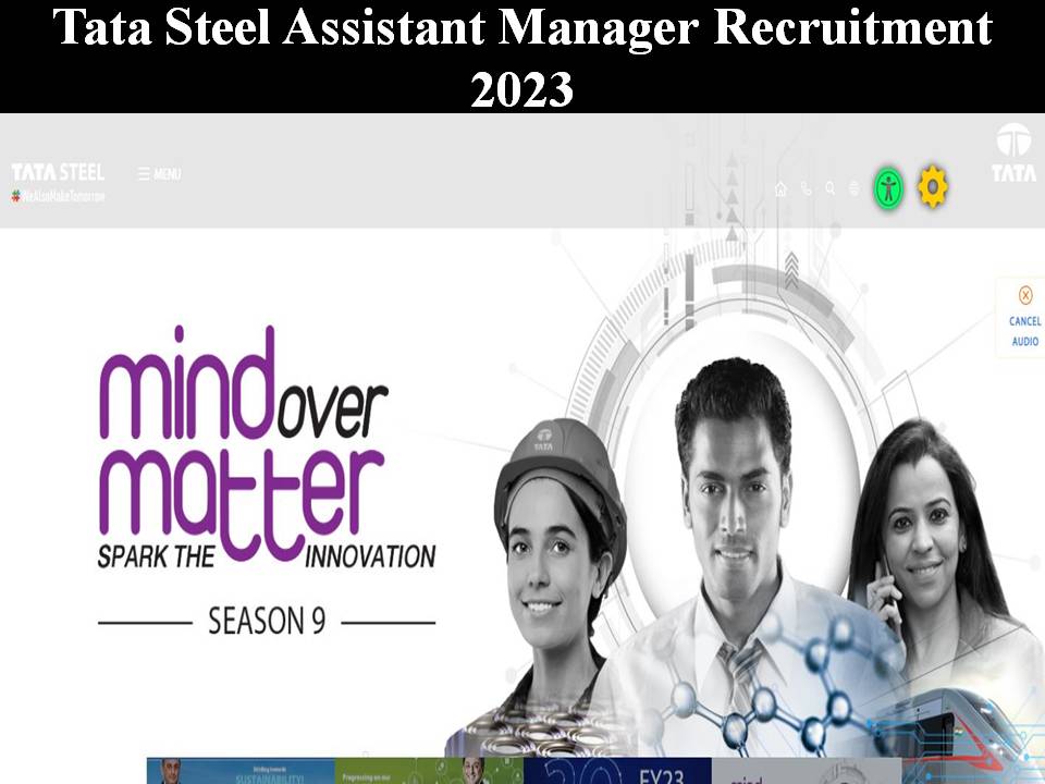 Tata Steel Assistant Manager Recruitment 2023
