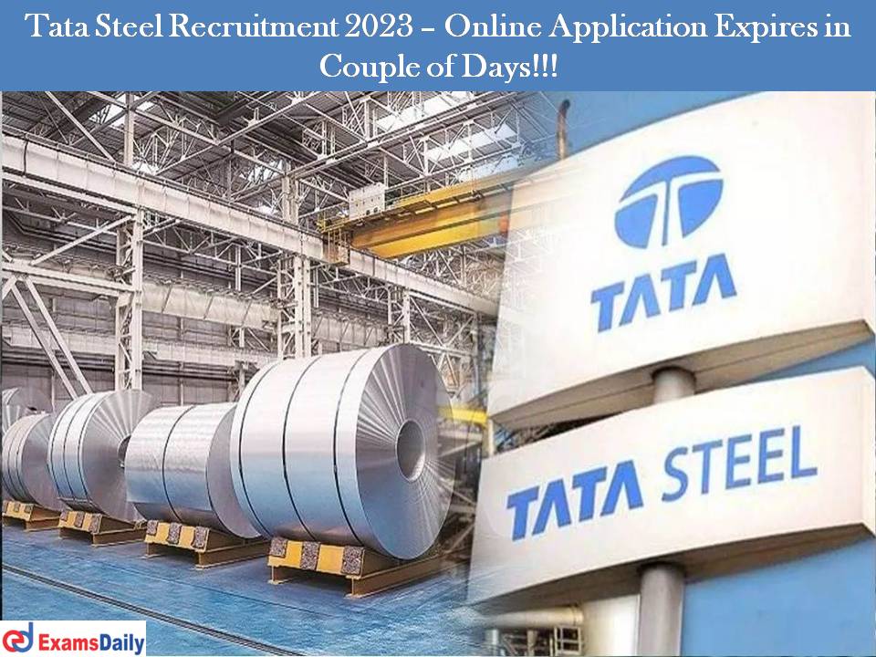 Tata Steel Recruitment 2023