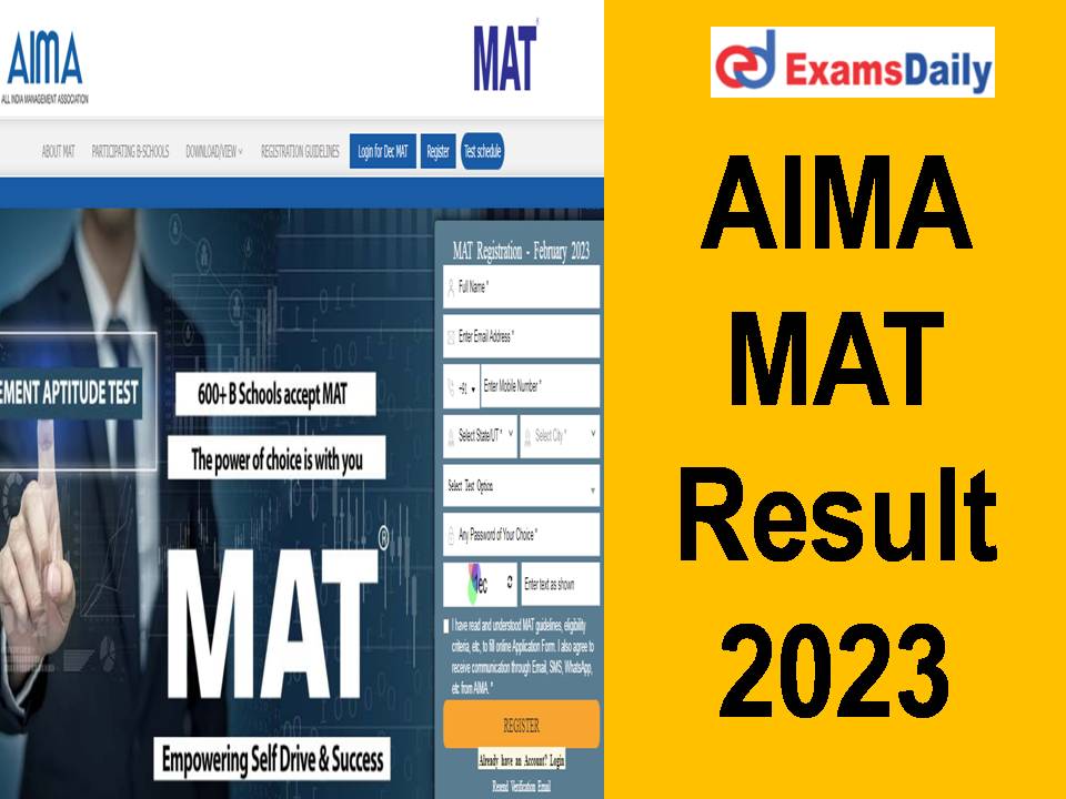 AIMA MAT Result 2023