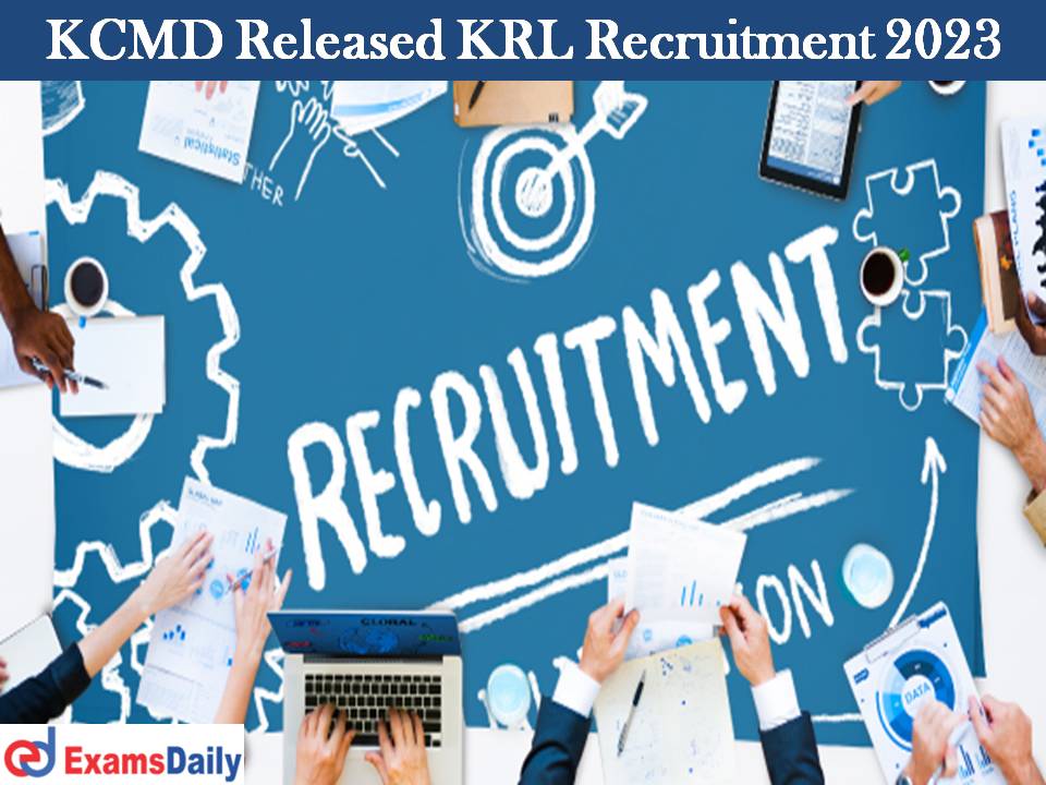 KRL Recruitment 2023 Released