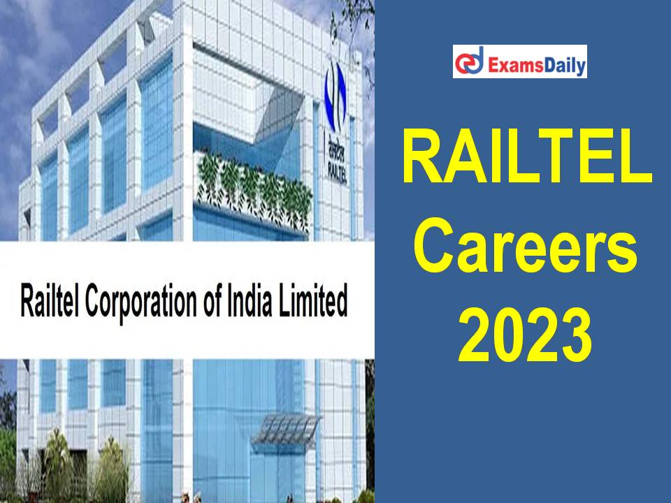 RAILTEL Careers 2023