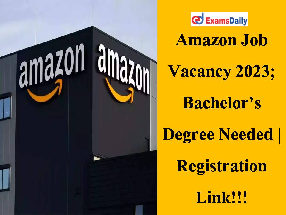 Amazon Job Vacancy 2023