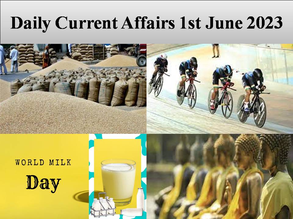 Daily Current Affairs 1st June 2023