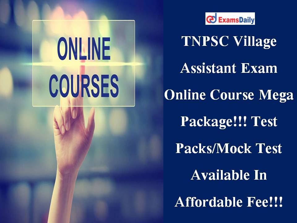 TNPSC Village Assistant Exam Online Course Mega Package!!! (1)