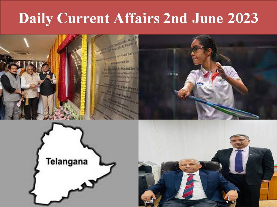 Daily Current Affairs 2nd June 2023