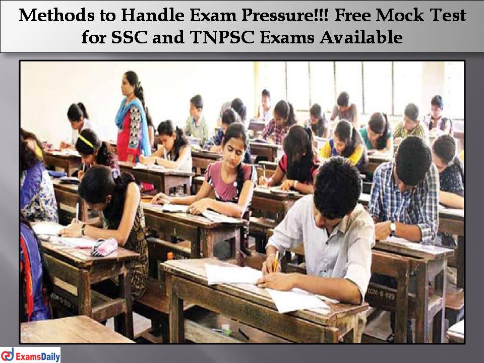 Free Mock Test for SSC and TNPSC Exams Available