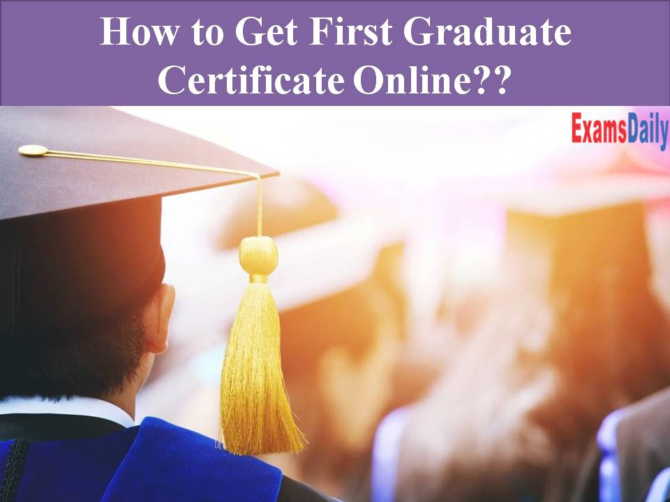 graduate certificate online education