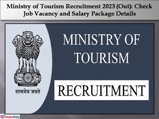 tourism ministry recruitment