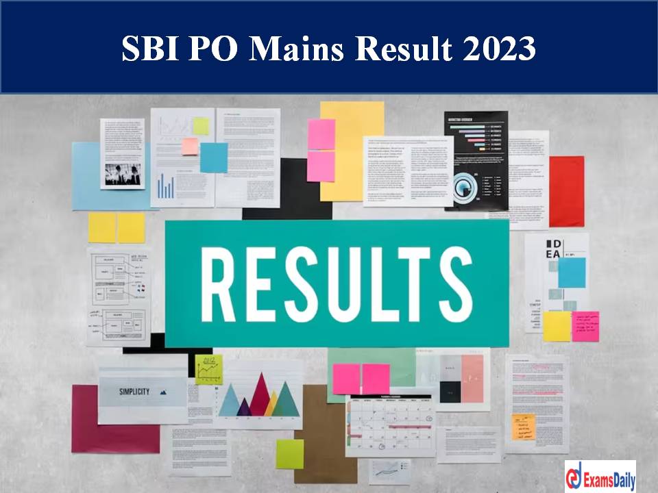 SBI PO Mains Result 2023